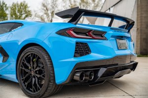 Chevrolet Corvette Performance Exhaust - CORSA Performance - Cat-Back Xtreme with 4.5in Carbon Fiber Tips - Black PVD - `20-`25 Chevrolet Corvette Performance Exhaust - CORSA Performance - Cat-Back Xtreme with 4.5in Carbon Fiber Tips - Black PVD - `20-`25